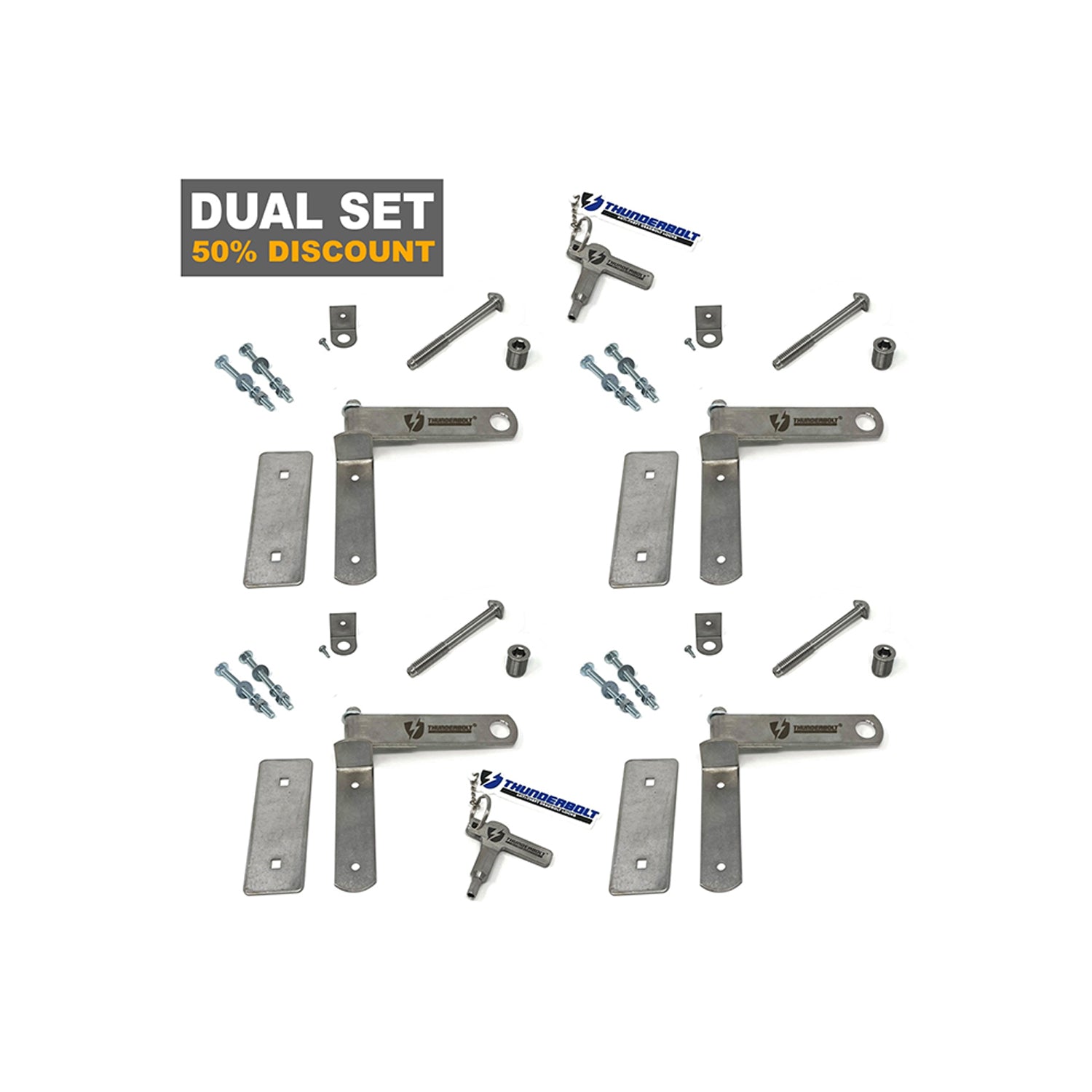 Lightning Bolt® - Rear Swing/Side Swing Door Set