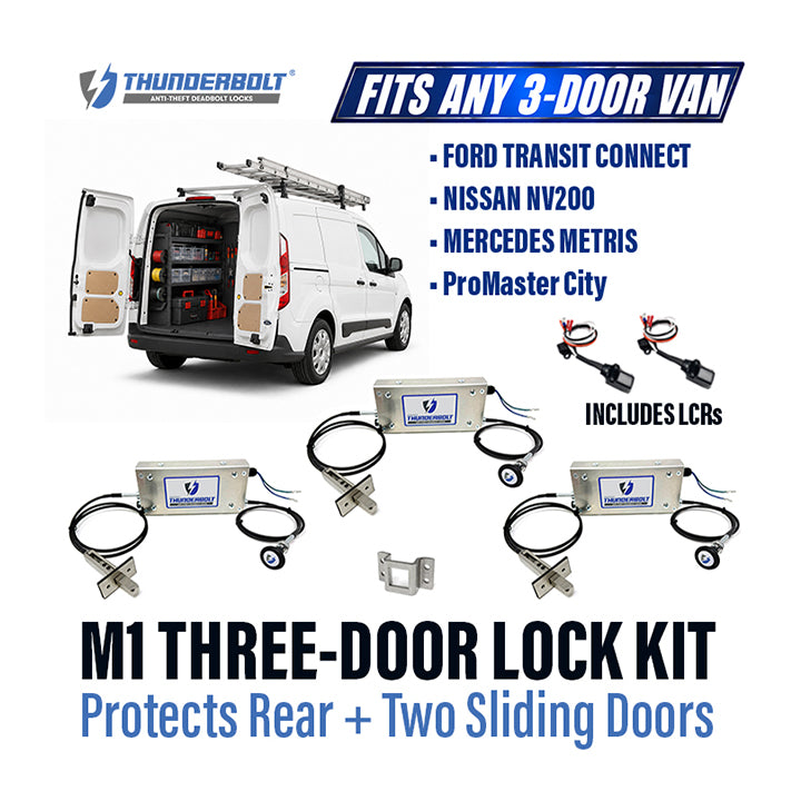 Work Van 3-Door Lock Kit – M1