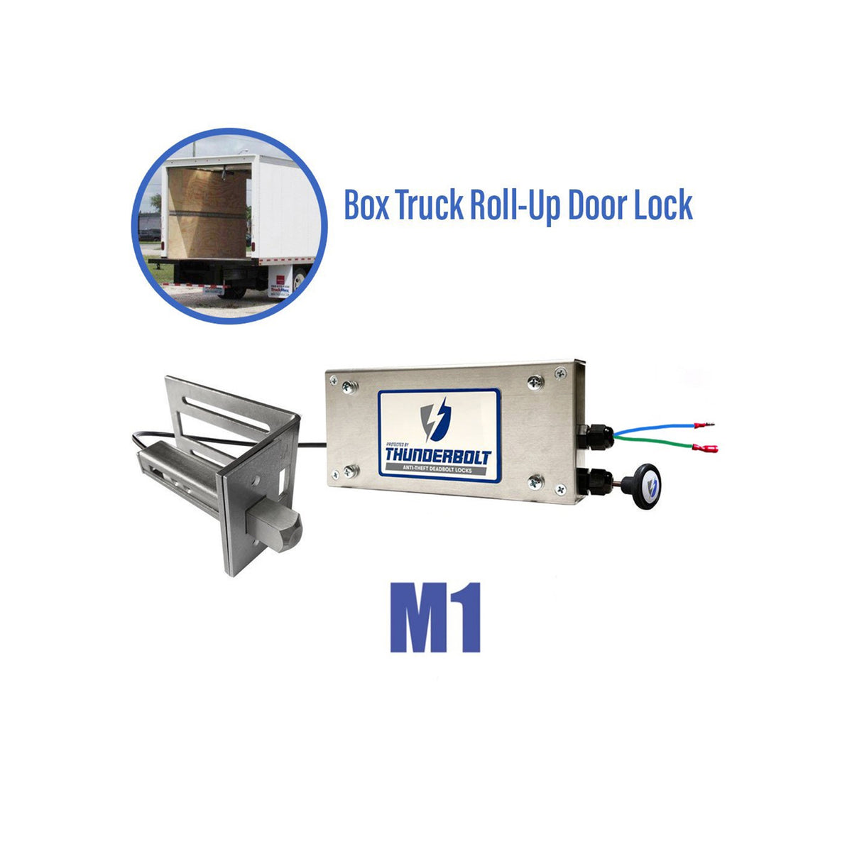 Box Truck Roll-up Door (Single) Lock Kit - M1 – Thunderbolt Locks