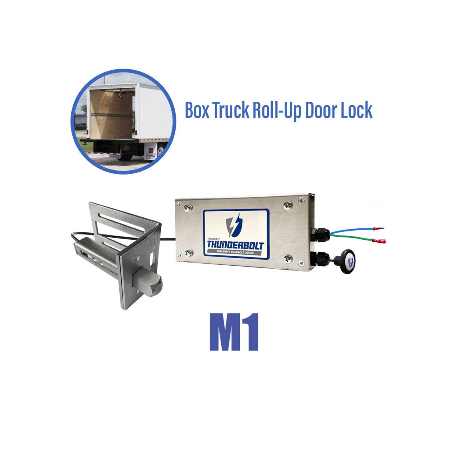 Box Truck Roll-up Door (Single) Lock Kit - M1