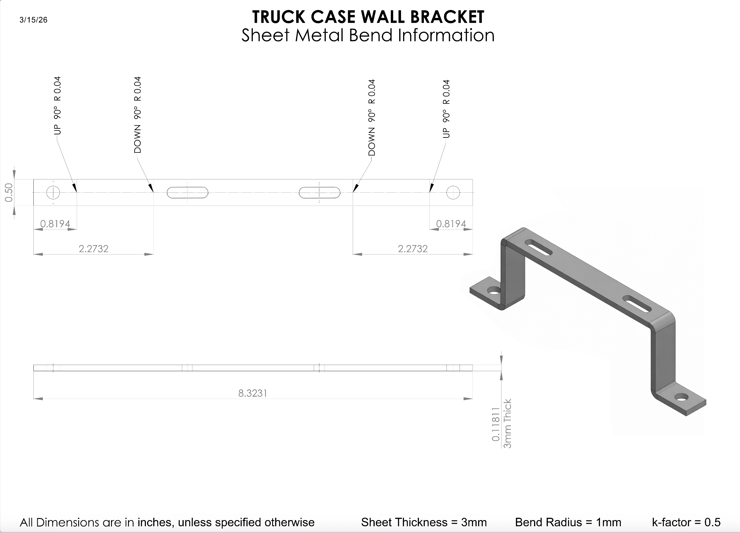 Wall Case Bracket