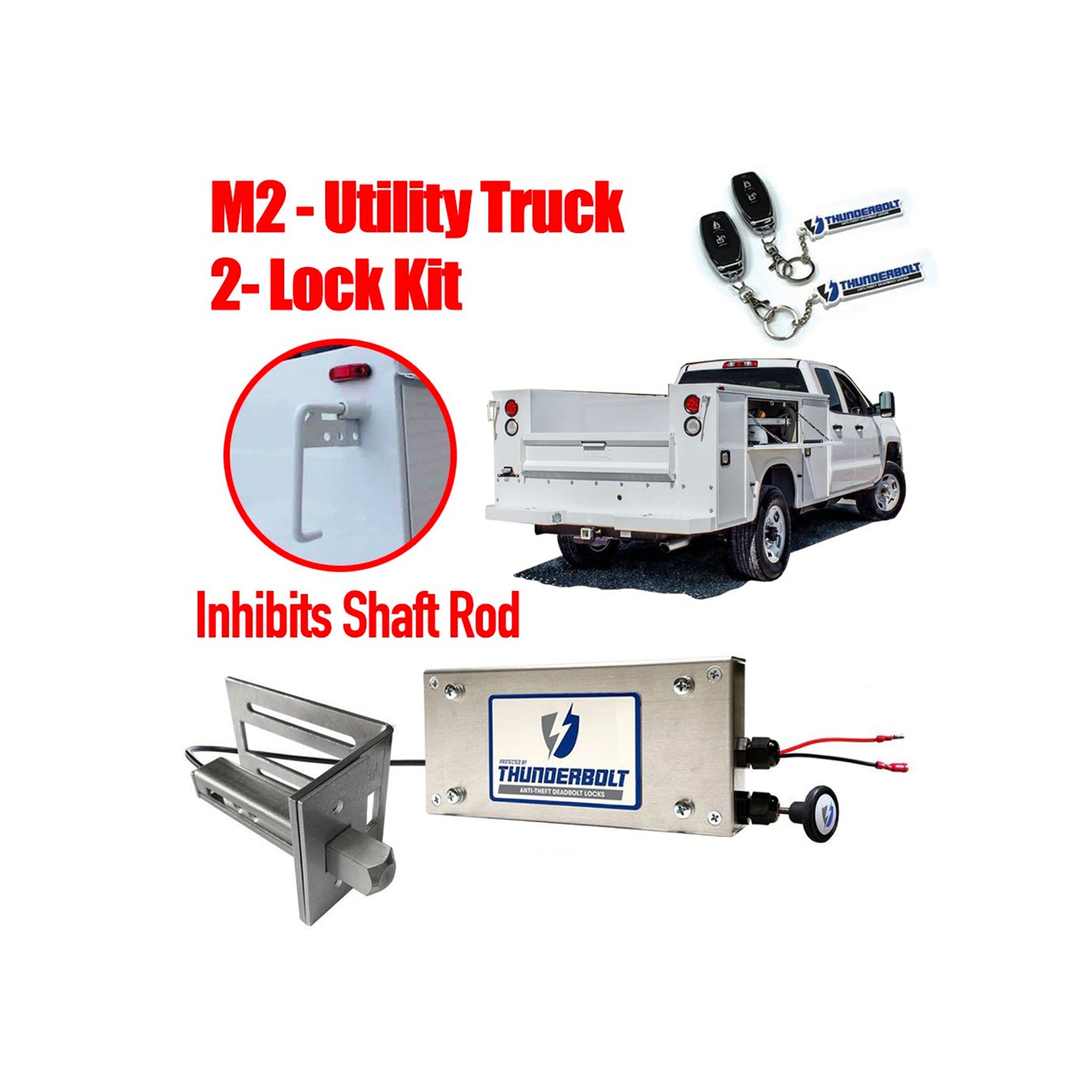 Utility Truck Shaft-Rod M2 Double Lock Kit