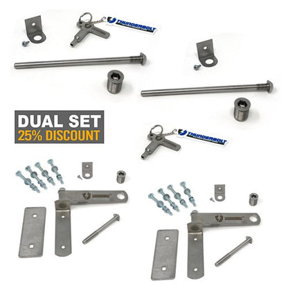 Lightning Bolt® Lock Pin - Rear Ramp and Side Swing Door Set