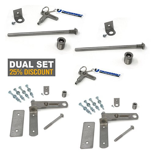 Lightning Bolt® Lock Pin - Rear Ramp and Side Swing Door Set