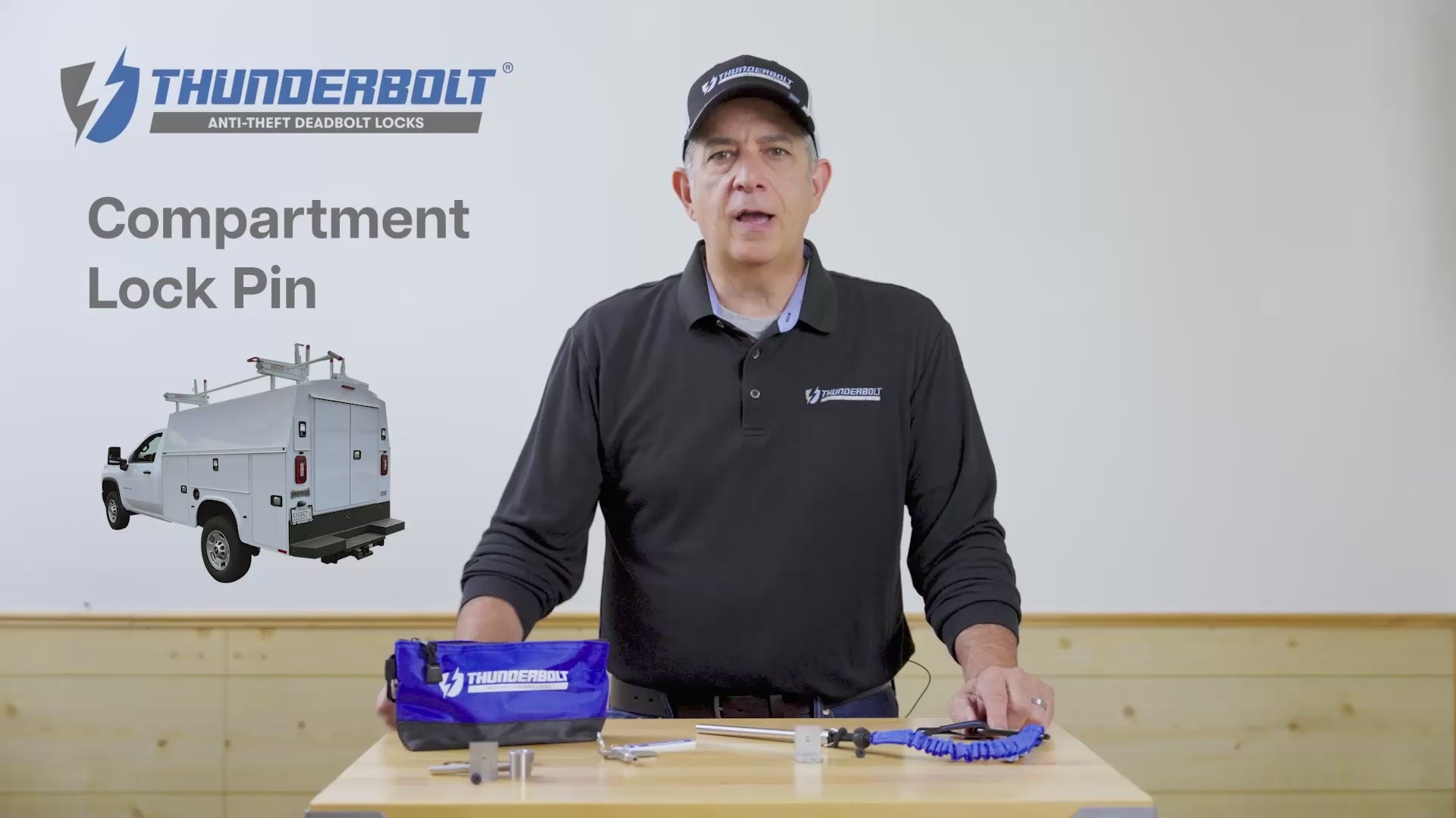 Jeu de goupilles de verrouillage de compartiment