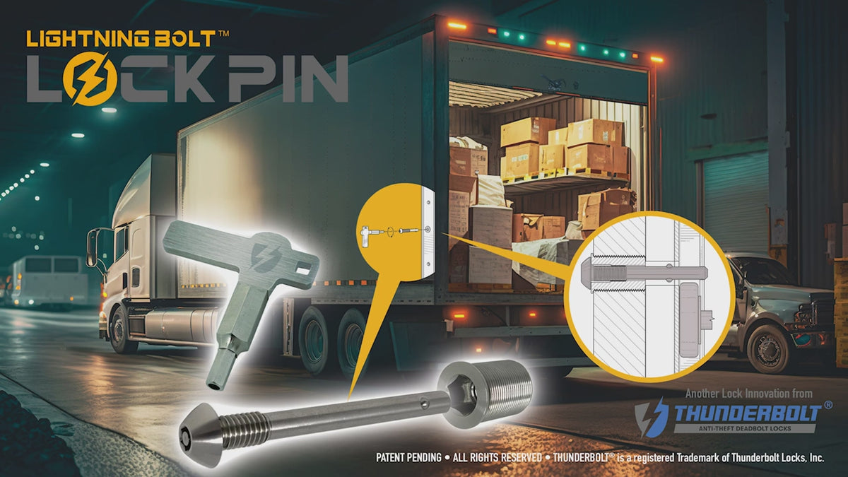 Lightning Bolt® Lock Pin Set for Box Truck Roll-up Doors – Thunderbolt ...